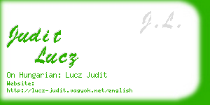 judit lucz business card